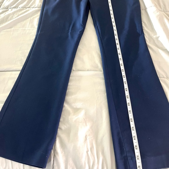 Express Columnist Blue Dress Pants Womens 6P Trouser Career Work - Picture 2 of 5